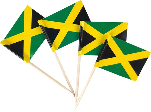 Vista 36 de JBCD Bandera afroamericana con palillo de dientes panafricano, mini banderas negras de liberación para cupcakes, 200
