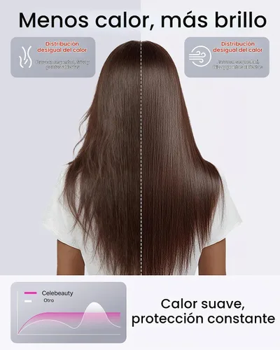 Vista 7 de Secador de pelo iónico con difusor para cabello rizado, secador de viaje de 0.86 libras