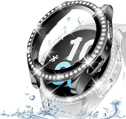 Vista 78 de DEALELE Paquete de 1 + 3 fundas compatibles con Samsung Galaxy Watch 7 Ultra (1.772 pulgadas), funda protectora de policarbonato transparente