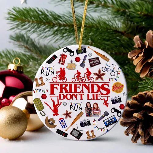 Vista 6 de Regalos de Mercancía de Cosas Divertidas Retro 2025 Adorno de Navidad Decoraciones Acrílicas Decoración de Árbol de Navidad Regalo Único para Amigos