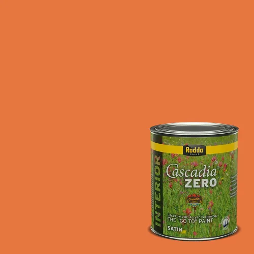 Vista 299 de Rodda Paint CASCADIA ZERO - Pintura plana e imprimación para interiores en uno, cuarto de galón, crema de ballet
