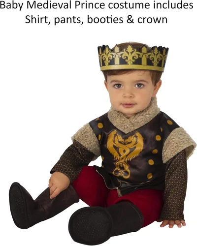 Vista 2 de Rubies Baby Medieval Prince Costume