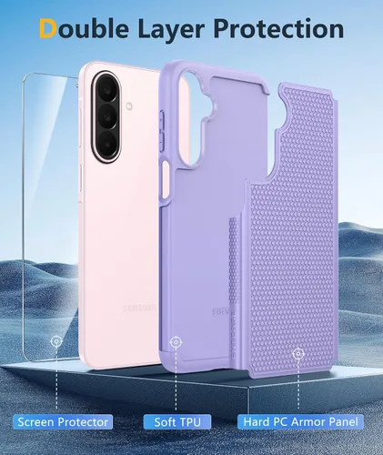 Vista 424 de FNTCASE Funda para iPhone 17 Pro: Fundas delgadas translúcidas de color azul claro compatibles con MagSafe, protección completa de la cámara