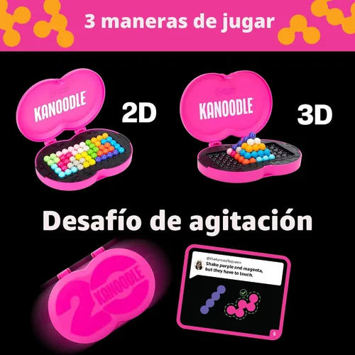 Vista 4 de Educational Insights Kanoodle Fan Edition - 20 aniversario (Magenta)