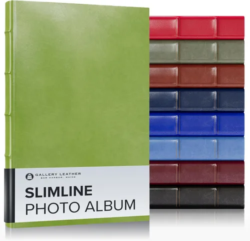 Vista 17 de Gallery Leather Álbum de fotos de 4 x 6 pulgadas, álbum de fotos con 3 anillas, 60 páginas para 120 fotos, rellenable, puede adaptarse a fotos de 4
