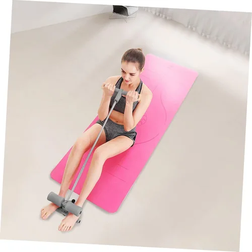 Vista 4 de BESPORTBLE Dispositivo de asistencia para sentarse en la taza portátil, entrenador de rizos abdominales, equipo de fitness en casa para sentadillas