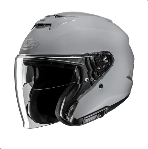 Vista 3 de HJC i31 Casco de motocicleta sólido de cara abierta, aprobado por DOT (negro, XS)