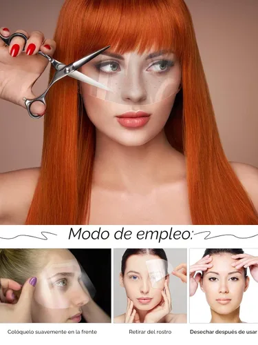 Vista 6 de 100 piezas de viseras protectoras faciales desechables para maquillaje Microblading, protectores faciales desechables para protección contra laca