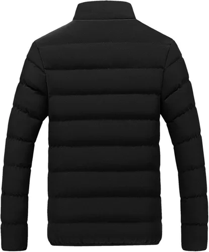 Vista 3 de BFAFEN Mens Winter Jacket with Hood Quilted Puffer Down Jacket Full Zip Warm Thick Coats Cold Weather Work Outerwear