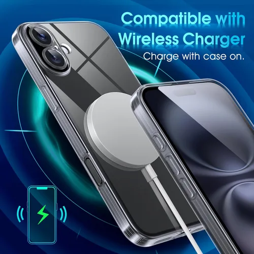 Vista 565 de Supdeal Funda cristalina transparente para iPhone 11, [No se amarillea] [Protección de la cámara] [Probado contra caídas de grado militar] Funda