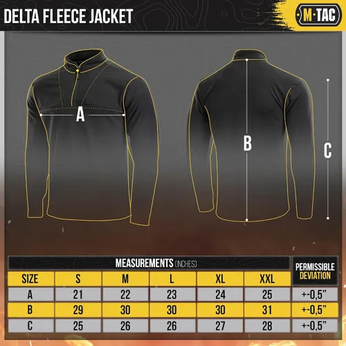 Vista 2 de M-Tac - Sudadera de forro polar para ropa interior Tactical Top Delta