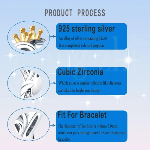 Vista 4 de HappyStar Dijes completos del alfabeto de la A Z de plata de ley 925 para pulseras y collares, regalo de joyería para mujeres y niñas