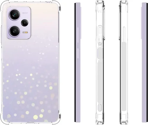 Vista 2 de USTIYA Funda para Xiaomi Poco X5 Pro 5G/Redmi Note 12 Pro 5G Clear TPU Cuatro Esquinas Cubierta Protectora Transparente Suave