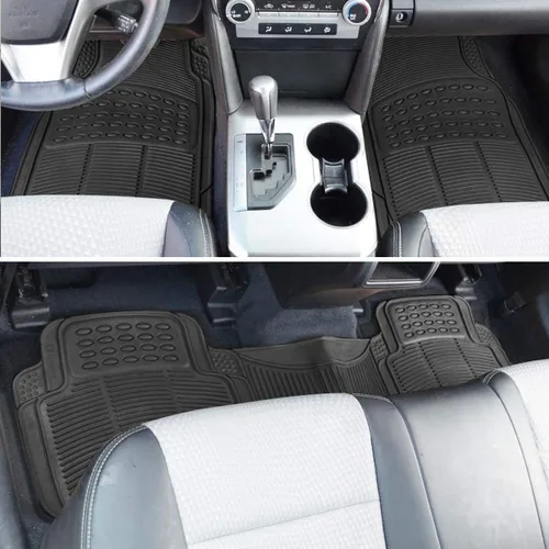 Vista 2 de Vaygway Alfombrillas de automóvil, alfombrillas para todo tipo de clima para automóviles, juego completo de alfombrillas para automóvil, alfombras