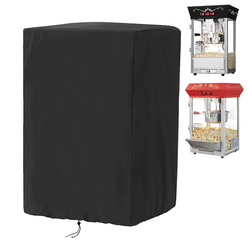 Vista 9 de Cubierta para máquina de palomitas de maíz, impermeable 420D, cubierta de carrito de palomitas de maíz comercial a prueba de polvo con mango