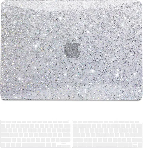 Vista 9 de B BELK - Funda para MacBook Air de 13,3 pulgadas, modelo A2337, A2179, A1932, color rosa brillante MacBook Air Case 2021 2020 2019 2018 M1 Chip