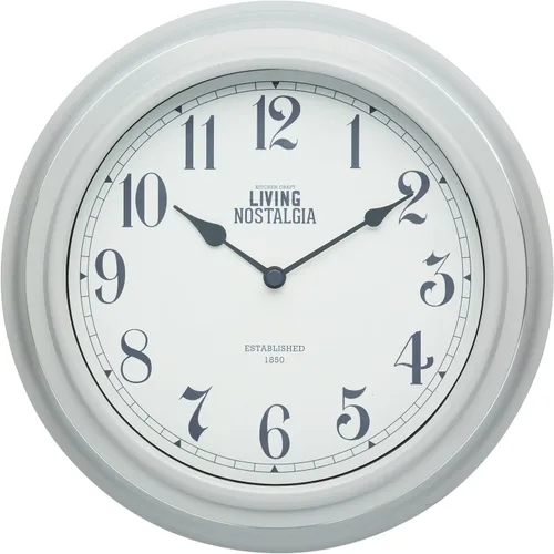 Vista 6 de KitchenCraft Living Nostalgia - Reloj de pared analógico, color crema antiguo, 10.0 in (10 pulgadas)