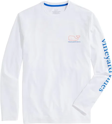 Vista 2 de vineyard vines Men's Long Sleeve Whale Harbor Tee
