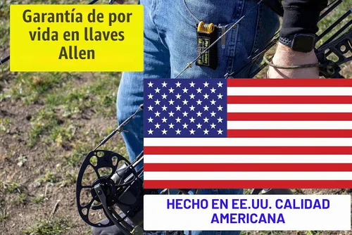 Vista 6 de Pine Ridge Archery Juego de llaves Allen para arqueros y kit de combo con funda