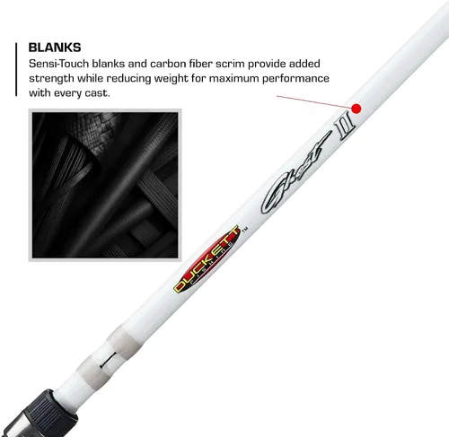 Vista 2 de Duckett Fishing Ghost II Spinning & Casting Rods, Lightweight, Durable, and Ultra-Sensitive Performance Fishing Rod