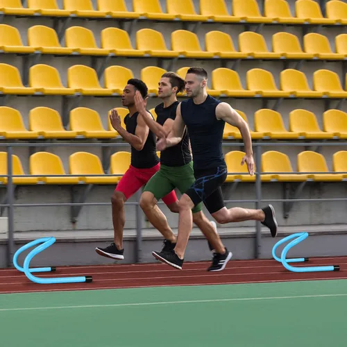 Vista 3 de Wettarn 18 unidades de entrenamiento de velocidad de 6 pulgadas, obstáculos de entrenamiento de agilidad, obstáculos de entrenamiento duradero