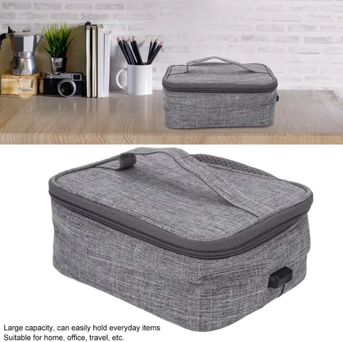 Vista 3 de Yinhing Lonchera eléctrica, lonchera portátil con calefacción para viajes de oficina, impermeable y duradera