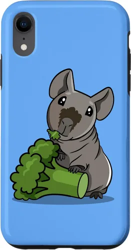 Vista 25 de Funny Kawaii Kids Broccoli Black Hairless Guinea Pig Lover Case for iPhone 17