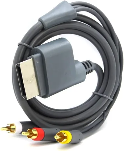 Vista 3 de WICAREYO AV Audio Video Cable Óptico Cable Compatible para Consola Xbox 360 Videojuegos