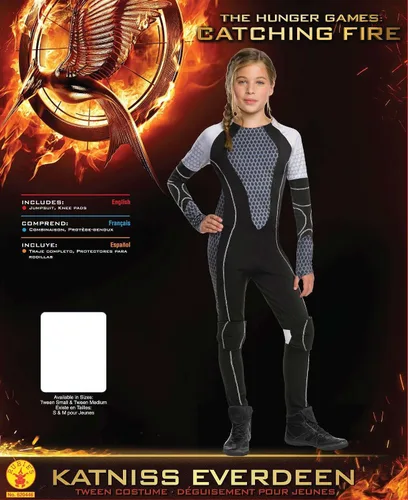 Vista 2 de Rubie's disfraz de Katniss de Los juegos del hambre En llamas, S, Un solo