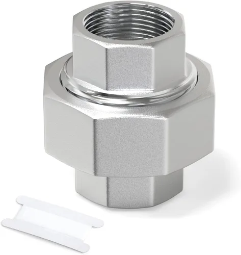 Vista 32 de TAISHER 1 pieza Unión de acero inoxidable 304, 2" NPT hembra, conexión de tubería fundida