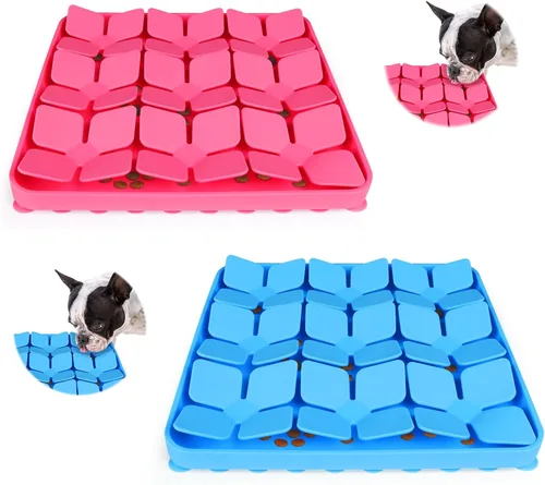 Vista 12 de Alfombrilla Olfateadora para Perros, Alfombrilla Interactiva de Silicona para Perros que No Lastima la Nariz del Perro para Entrenamiento de Olfato