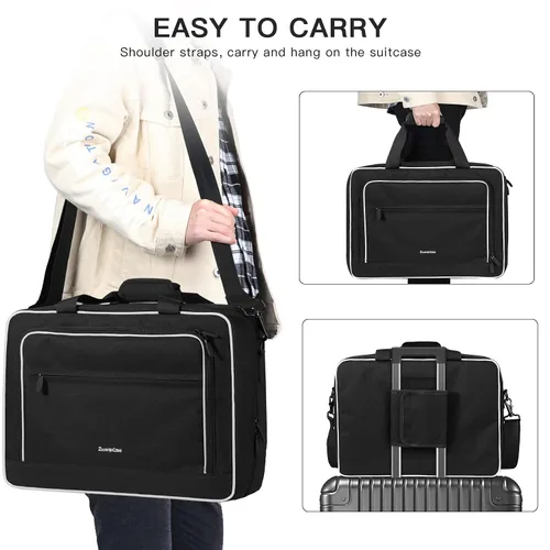 Vista 5 de ZtotopCases Carrying Case Compatible with PS5, Travel Case for PS5 (DiscDigital Edition), Protective Travel Bag Holds PlayStation 5 Console