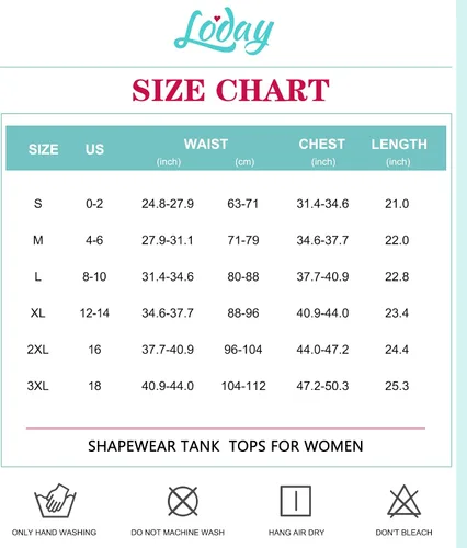 Vista 6 de LODAY Camisetas sin mangas de compresión para mujer, moldeadoras, control de abdomen, cuello cuadrado, camisola