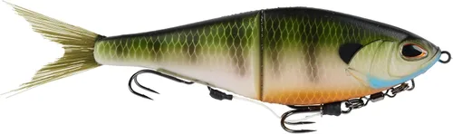 Vista 14 de Berkley PowerBait Chop Block Cebo de pesca suave Golden Shiner