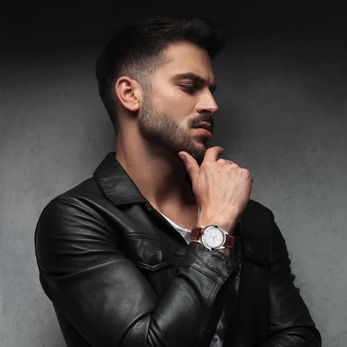 Vista 3 de JewelryWe Reloj de pulsera de cuarzo para hombre, con carga USB, resistente al viento, para Navidad