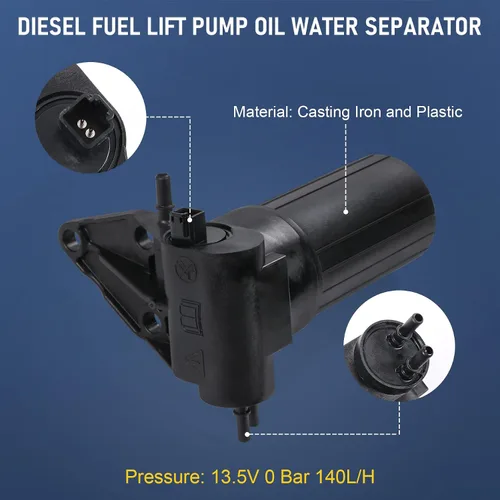 Vista 5 de Separador de agua y aceite para bomba de impulsión de combustible diésel para Perkins ULPK0038 4132A018