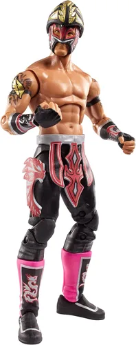 Vista 8 de Figura WWE Elite, 123 Kid Articulación de lujo, atuendo de anillo auténtico, accesorios icónicos, expresión detallada de personajes