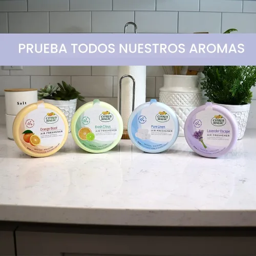 Vista 9 de Citrus Magic Ambientador sólido absorbente de olores, lino puro, 8 onzas, paquete de 3