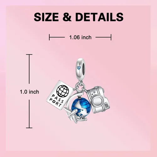 Vista 228 de Dije de girasol con diseño de estrella y luna y elefante para pulsera, collar de plata de ley 925, dijes de corazón de amor para mujer, regalo