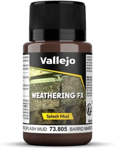Vista 4 de Vallejo Kit de pintura modelo Black Splash Mud