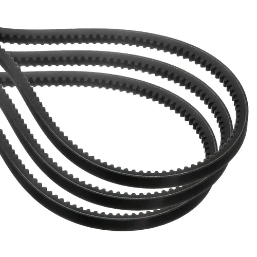 Vista 13 de uxcell AX30 EPDM V-Belt, correa de goma industrial dentada de borde crudo V 1/2" ancho x 30" circunferencia interior Borde crudo industrial dentado