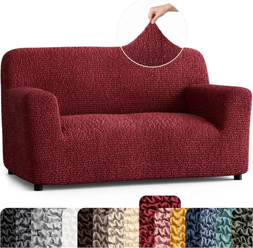Vista 41 de PAULATO BY GA.I.CO. Funda para Silla - Funda para Sillón - Funda para Sillón - Funda de Tela Suave - Protector de Muebles Elegante de Ajuste Ceniza