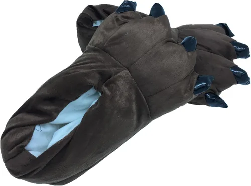 Vista 65 de Zapatos de casa cálidos de felpa con pies de animales para disfraz