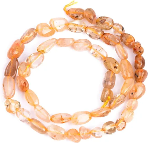 Vista 35 de HAAMIIQII - Cuentas sueltas de cristal de amatista púrpura natural de 5-8 mm, pequeñas, irregulares, en forma libre, pulidas, para hacer joyas, 38
