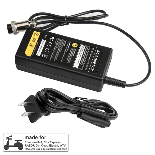 Vista 7 de TREE.NB Cargador de batería eléctrico de 24 V 2A para Mini Chopper Sunl City Express Razor CC2420 E100 E125 E150 E175 E200 E225S E300 E325S E500