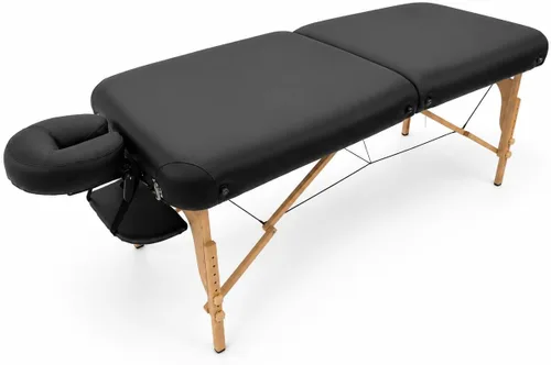 Vista 7 de Mesa de masaje portátil Pro, 28 pulgadas de ancho, espuma de Negro