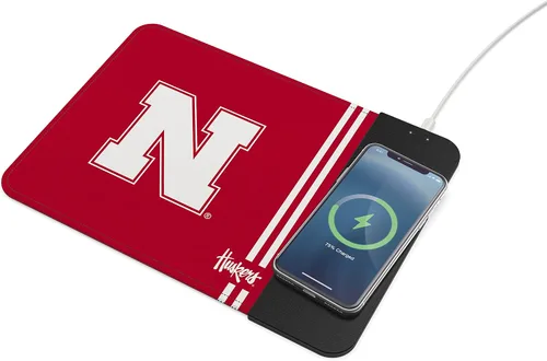 Vista 47 de SOAR NCAA Almohadilla de ratón unisex con carga inalámbrica para teléfono celular