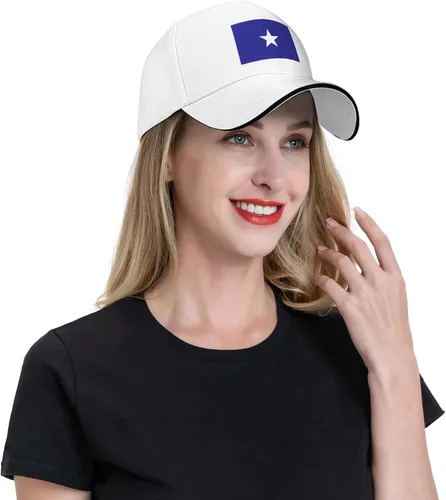 Vista 3 de QIZYOQA Bonnie Blue Flag Baseball Cap for Men Women Adjustable Funny Dad Hat