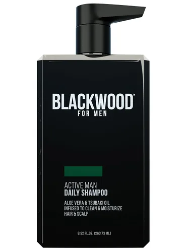 Vista 7 de BLACKWOOD FOR MEN Active Man Daily Shampoo - Champú espesante y aclarante para cabello o cuero cabelludo normal a graso - Combate la pérdida