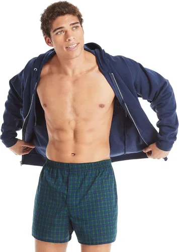 Vista 5 de Hanes Ultimate Men's Big Tartan Boxers, 5-Pack